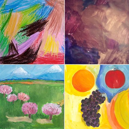 Одни из самых маленьких участников нашего фестиваля — юные художники, дети, живущие за рубежом