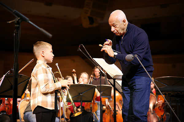 Репетиция к концерту-открытию XXII фестиваля «Москва встречает друзей»