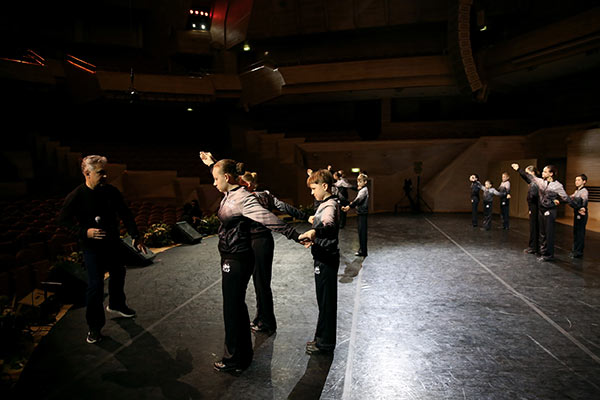 Репетиция к концерту-открытию XXII фестиваля «Москва встречает друзей»